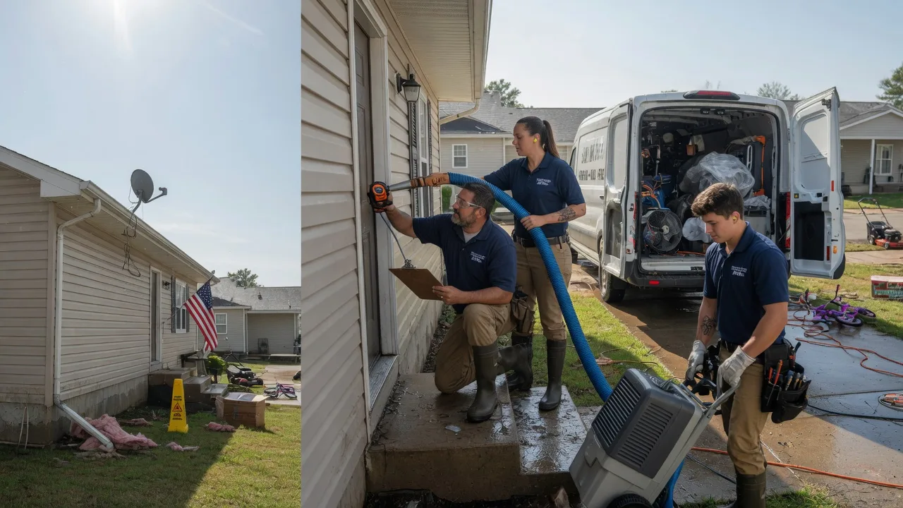 Ceiling Water Damage Restoration in Chesterfield, IL near me
